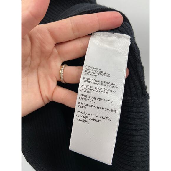 Philip Lim Sleeveless Pullover Tank Tie Hem BLACK Size XS $395 - Picture 4 of 4